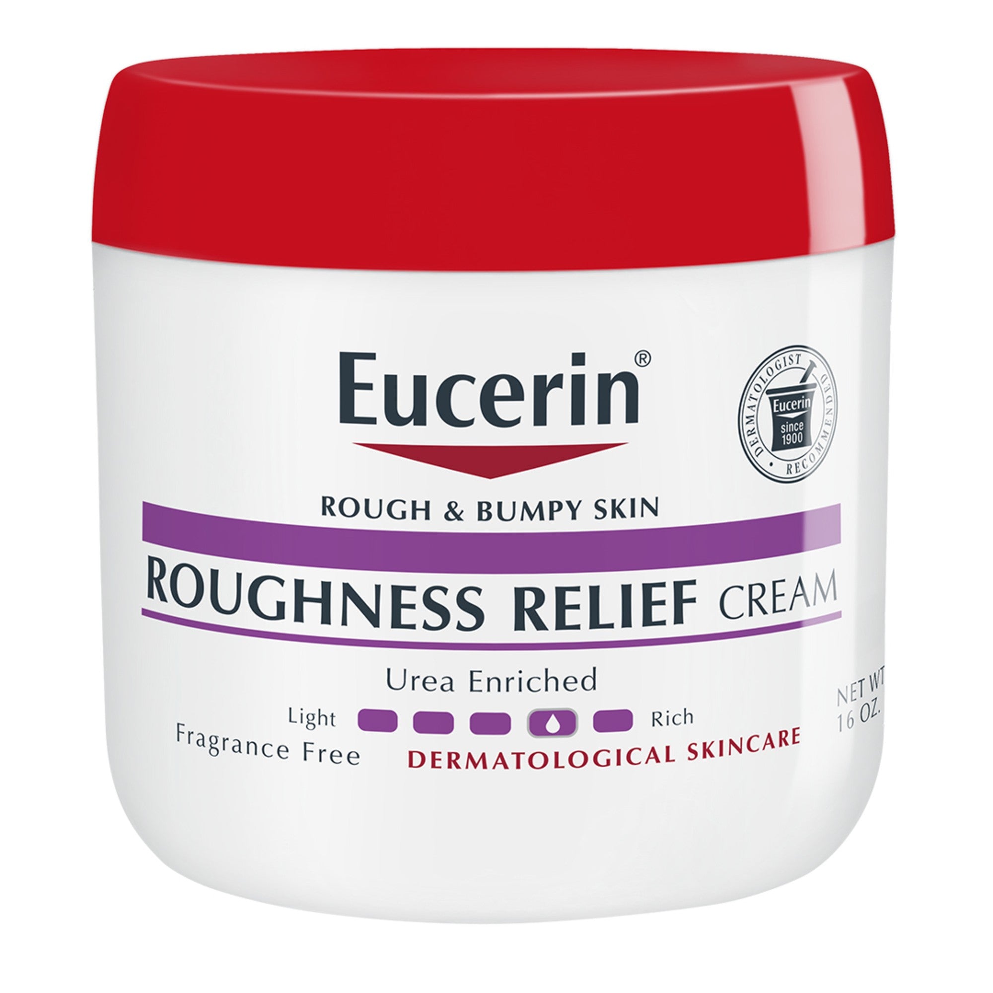 Eucerin Roughness Relief Cream Fragrance Free Body Cream for Dry Skin - 16oz - Bellso